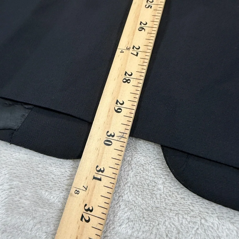 Vintage Canali Mens 42S Black Pure Wool 3-Button Blazer Sport Coat Made in Italy
